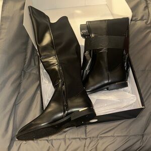 Nine West Black Over the Knee Boots